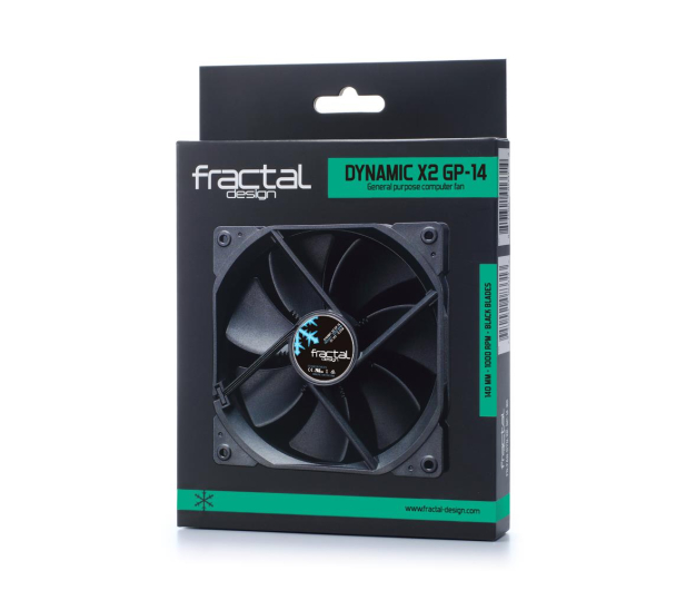 FRACTAL DESIGN Dynamic X2 GP-14 140mm Black FD-FAN-DYN-X2-GP14-BK - 363511 - zdjęcie 2